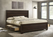 Kauffman Panel Platform Storage Bed - Levi's Discount Furniture (Vineland, NJ)