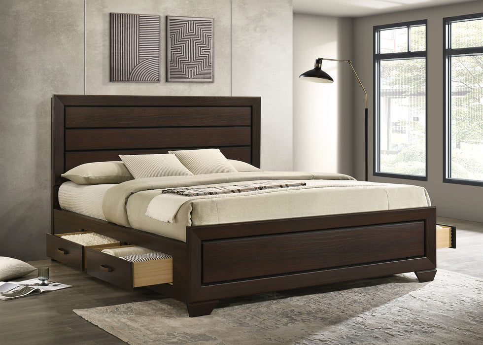 Kauffman Panel Platform Storage Bed - Levi's Discount Furniture (Vineland, NJ)