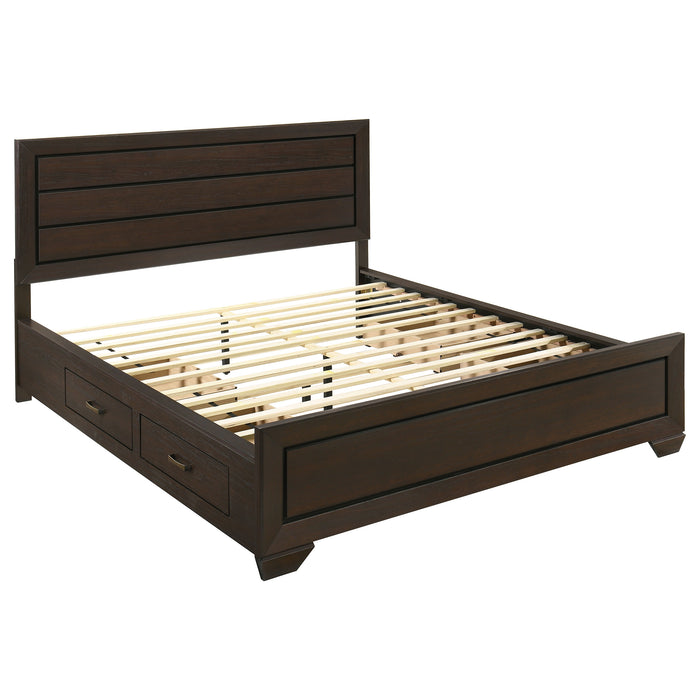 Kauffman Panel Platform Storage Bed - Levi's Discount Furniture (Vineland, NJ)