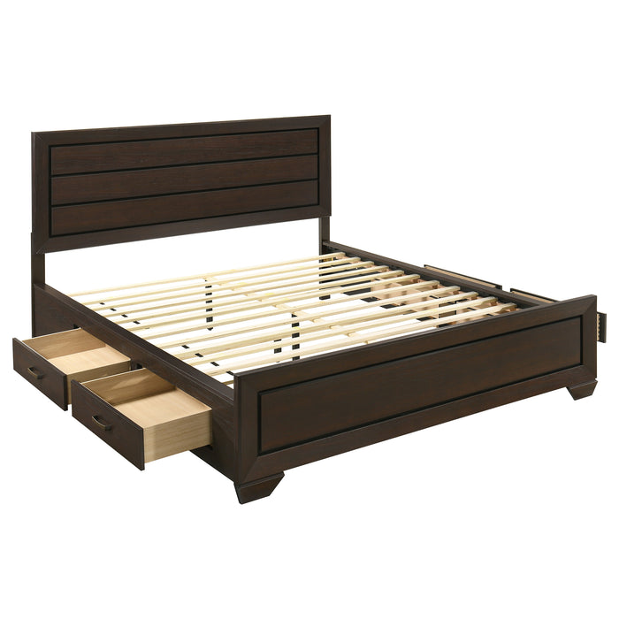 Kauffman Panel Platform Storage Bed - Levi's Discount Furniture (Vineland, NJ)