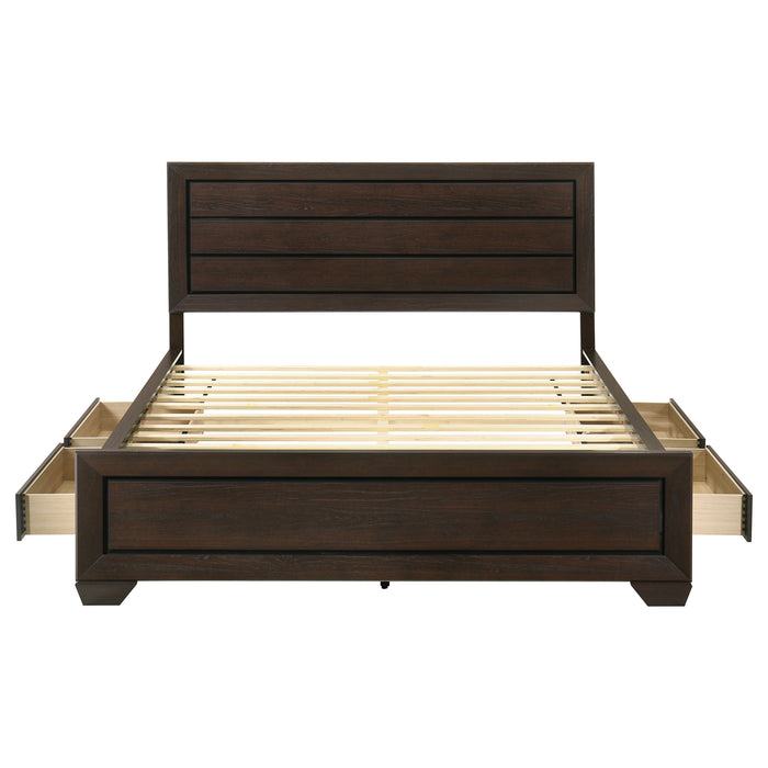 Kauffman Panel Platform Storage Bed - Levi's Discount Furniture (Vineland, NJ)