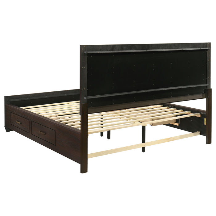 Kauffman Panel Platform Storage Bed - Levi's Discount Furniture (Vineland, NJ)
