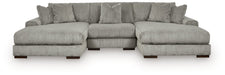 Lindyn Sectional with Double Chaise - Levi's Discount Furniture (Vineland, NJ)