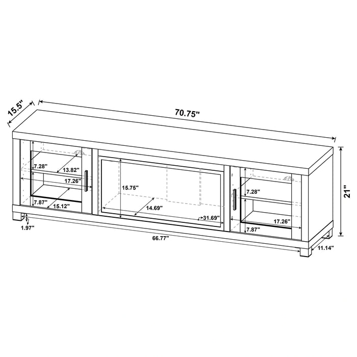 Havering TV Stand Fireplace Console - Levi's Discount Furniture (Vineland, NJ)