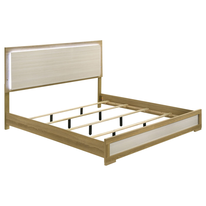 Hyland Panel Bed with LED Lighting - Levi's Discount Furniture (Vineland, NJ)