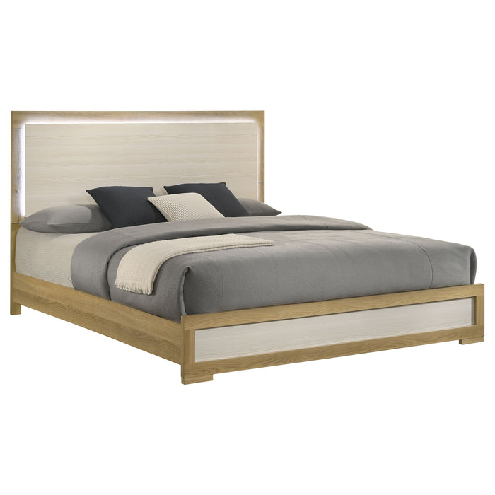Hyland Panel Bed with LED Lighting - Levi's Discount Furniture (Vineland, NJ)