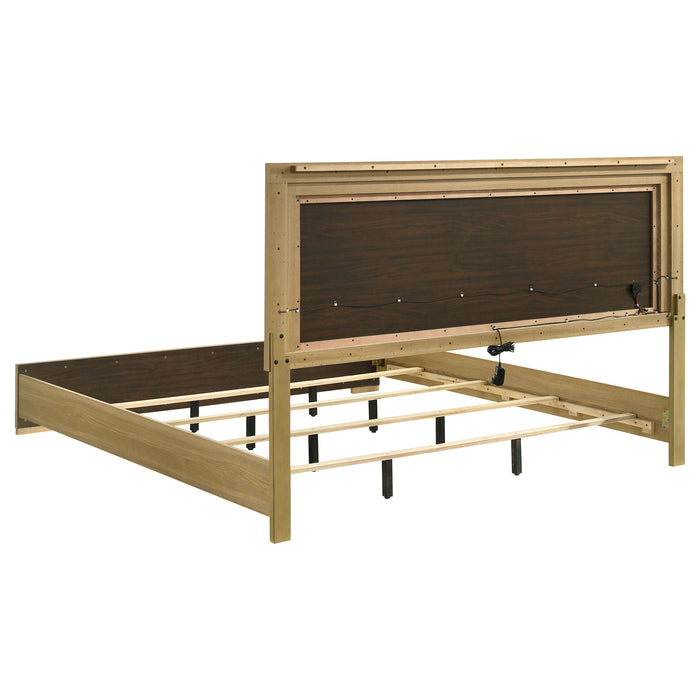 Hyland Panel Bed with LED Lighting - Levi's Discount Furniture (Vineland, NJ)
