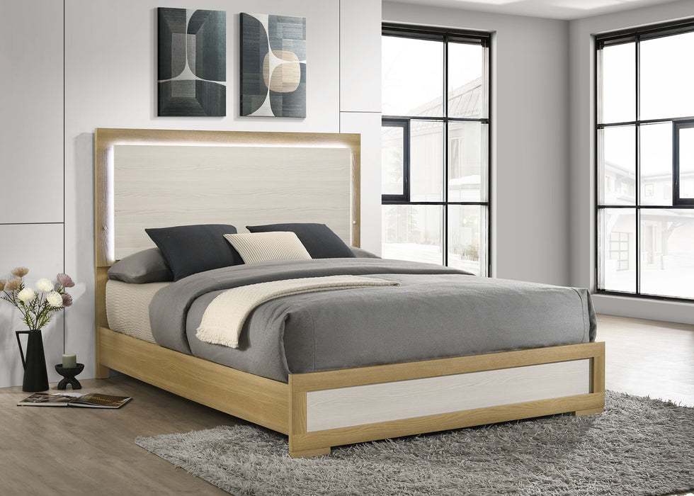 Hyland Panel Bed with LED Lighting - Levi's Discount Furniture (Vineland, NJ)