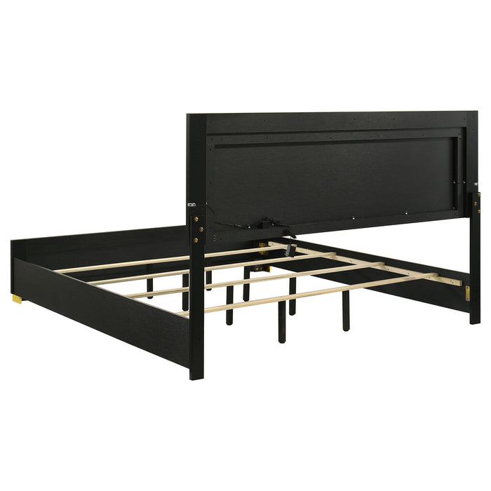 Marceline Panel Bed with LED Lighting - Levi's Discount Furniture (Vineland, NJ)