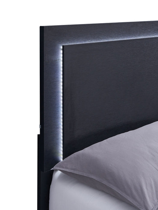 Marceline Panel Bed with LED Lighting - Levi's Discount Furniture (Vineland, NJ)