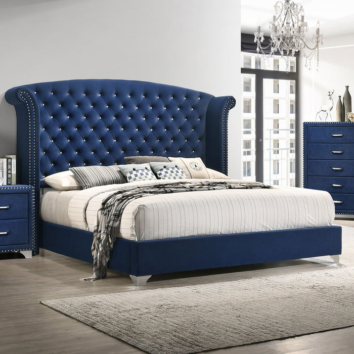 Melody Wingback Bed - Levi's Discount Furniture (Vineland, NJ)