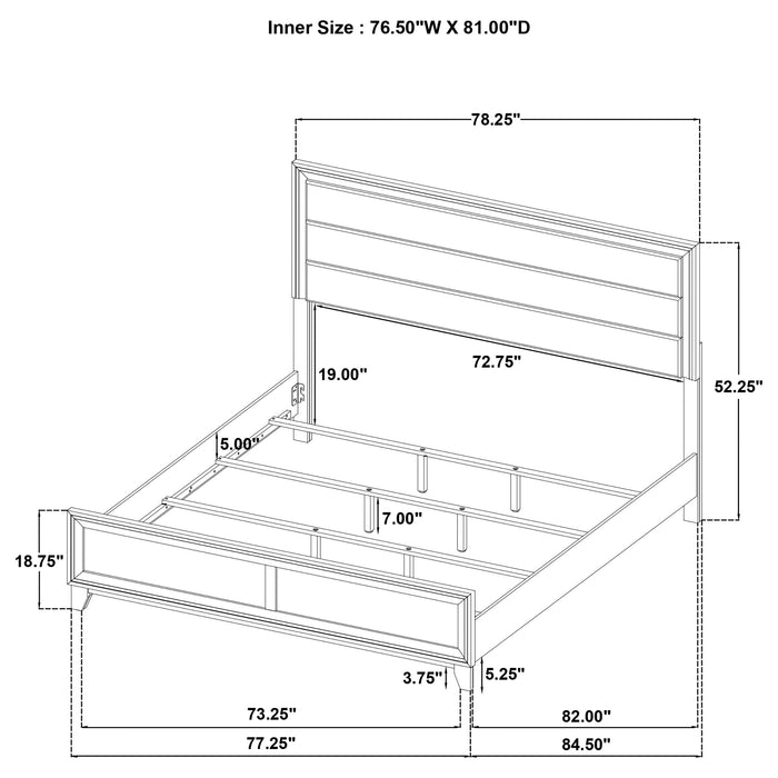 Welsley 4 Pc Bedroom Set - Levi's Discount Furniture (Vineland, NJ)