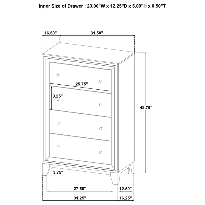 Welsley Chest of Drawers - Levi's Discount Furniture (Vineland, NJ)