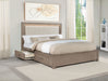 Kenora Panel Platform Storage Bed with LED Lighting - Levi's Discount Furniture (Vineland, NJ)