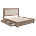 Kenora Panel Platform Storage Bed with LED Lighting - Levi's Discount Furniture (Vineland, NJ)