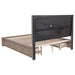 Kenora Panel Platform Storage Bed with LED Lighting - Levi's Discount Furniture (Vineland, NJ)
