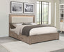 Kenora Panel Platform Storage Bed with LED Lighting - Levi's Discount Furniture (Vineland, NJ)