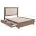 Kenora Panel Platform Storage Bed with LED Lighting - Levi's Discount Furniture (Vineland, NJ)