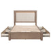 Kenora Panel Platform Storage Bed with LED Lighting - Levi's Discount Furniture (Vineland, NJ)