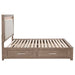 Kenora Panel Platform Storage Bed with LED Lighting - Levi's Discount Furniture (Vineland, NJ)