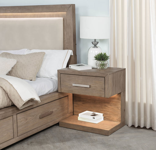 Kenora Nightstand with LED Lighting - Levi's Discount Furniture (Vineland, NJ)
