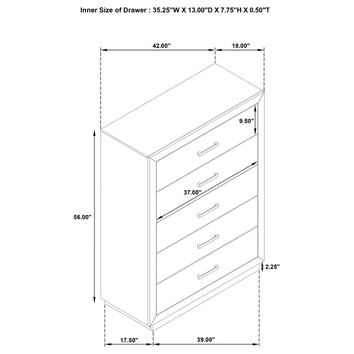 Kenora Chest of Drawers - Levi's Discount Furniture (Vineland, NJ)