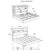Fenwick Bookcase Platform Bed - Levi's Discount Furniture (Vineland, NJ)