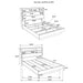 Fenwick Bookcase Platform Bed - Levi's Discount Furniture (Vineland, NJ)