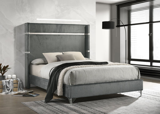 Lucia Wingback Bed - Levi's Discount Furniture (Vineland, NJ)