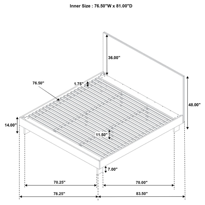 Glenwood Panel Platform Bed - Levi's Discount Furniture (Vineland, NJ)