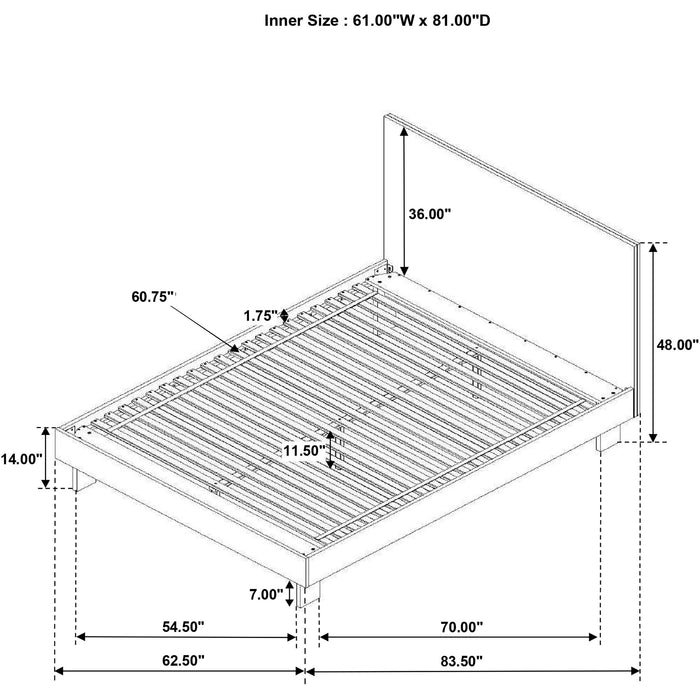Glenwood Panel Platform Bed - Levi's Discount Furniture (Vineland, NJ)