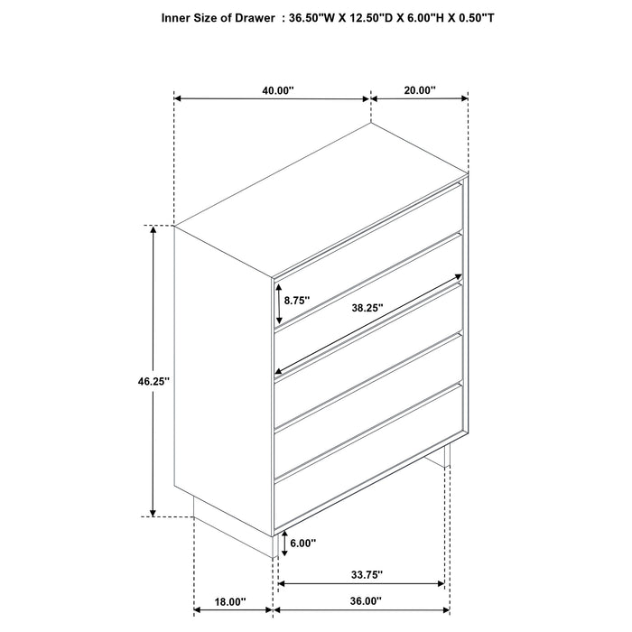 Glenwood Chest of Drawers - Levi's Discount Furniture (Vineland, NJ)