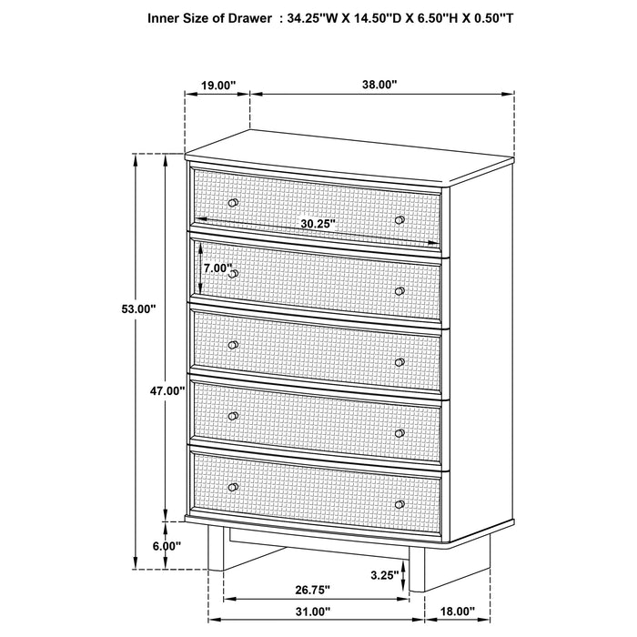 Kailani Chest of Drawers - Levi's Discount Furniture (Vineland, NJ)