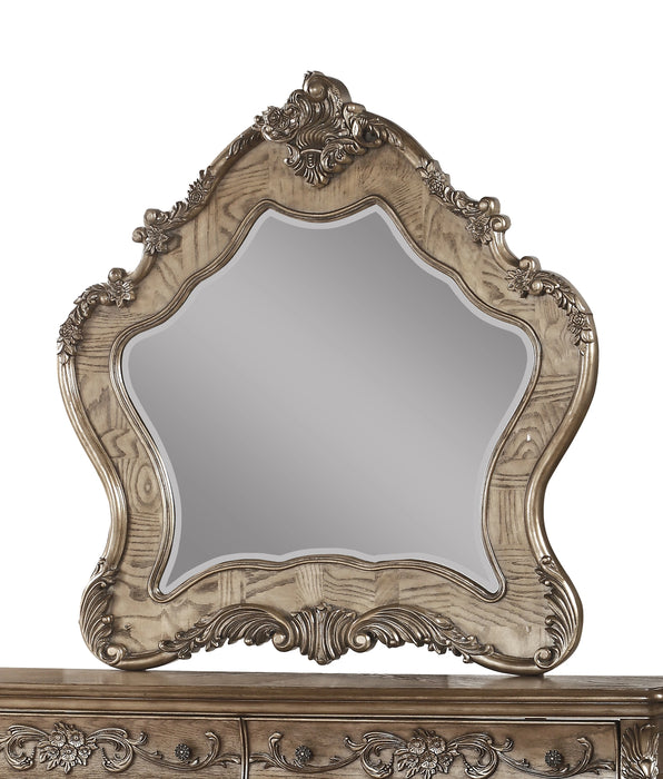 Ragenardus Vintage Oak Mirror - Levi's Discount Furniture (Vineland, NJ)