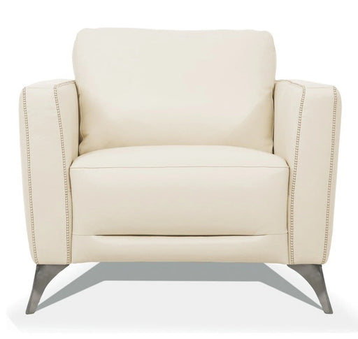 Acme Furniture Malaga Chair in Cream 55007 - Levi's Discount Furniture (Vineland, NJ)
