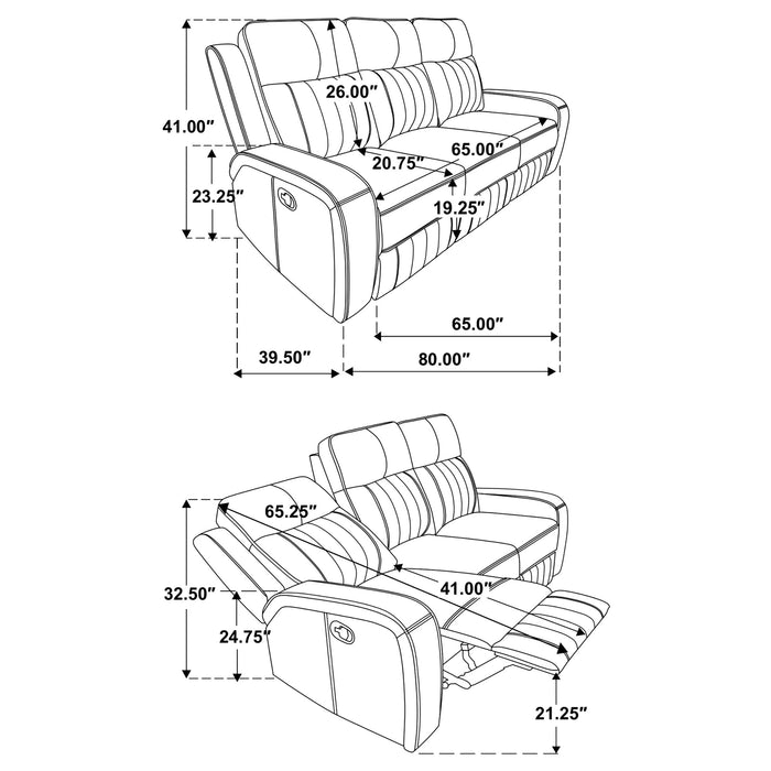 Raelynn Reclining Sofa - Levi's Discount Furniture (Vineland, NJ)