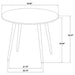 Andrews Counter Height Dining Set - Levi's Discount Furniture (Vineland, NJ)