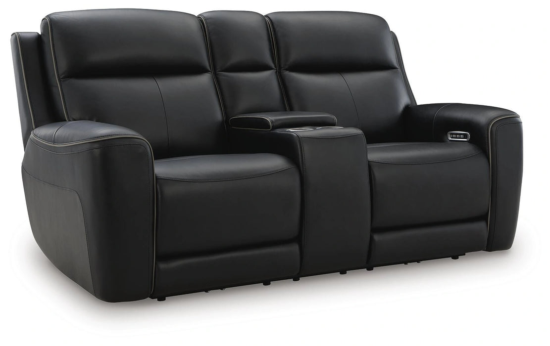 5Z-Comfort Power Reclining Loveseat with Console - Levi's Discount Furniture (Vineland, NJ)
