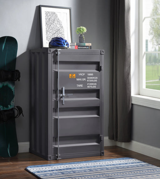 Cargo Gunmetal Chest (Single Door) - Levi's Discount Furniture (Vineland, NJ)