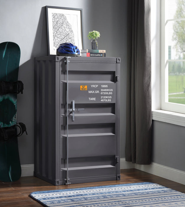 Cargo Gunmetal Chest (Single Door) - Levi's Discount Furniture (Vineland, NJ)