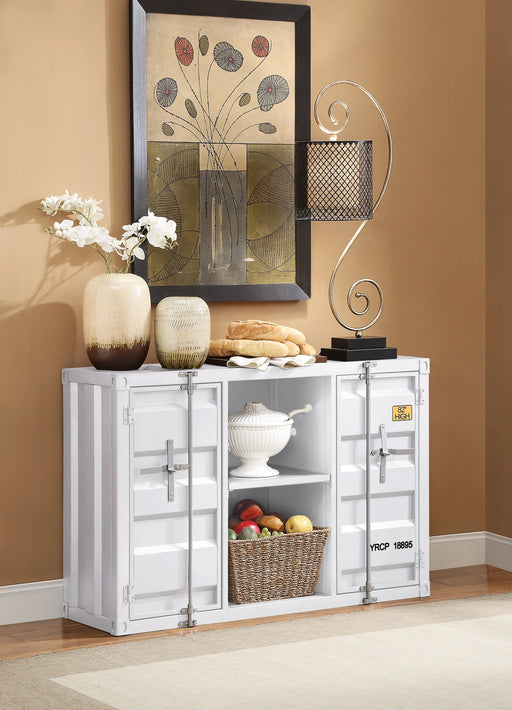 Cargo White Server - Levi's Discount Furniture (Vineland, NJ)
