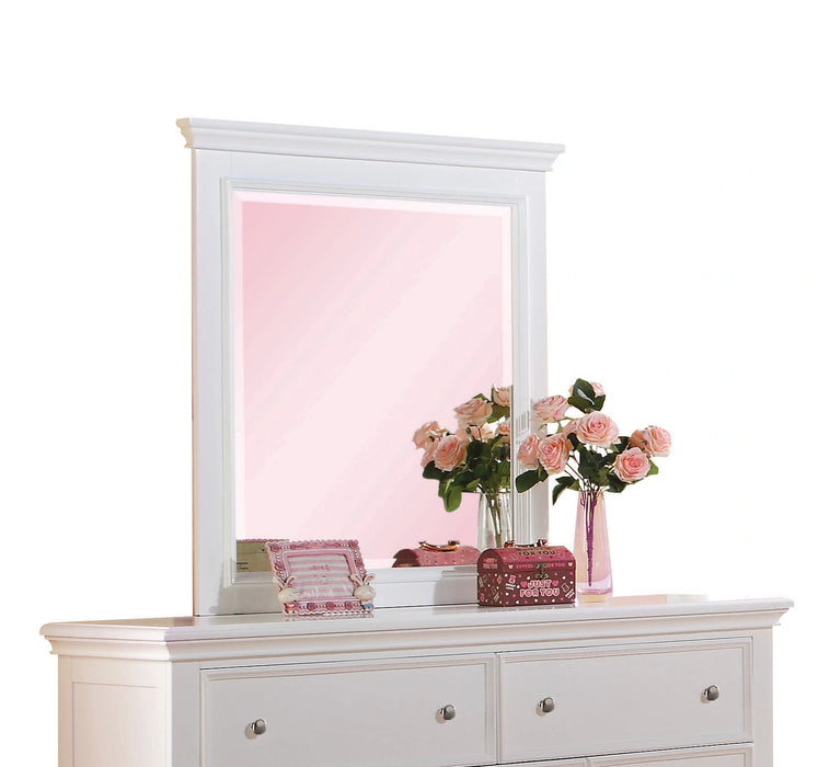 Lacey White Mirror - Levi's Discount Furniture (Vineland, NJ)