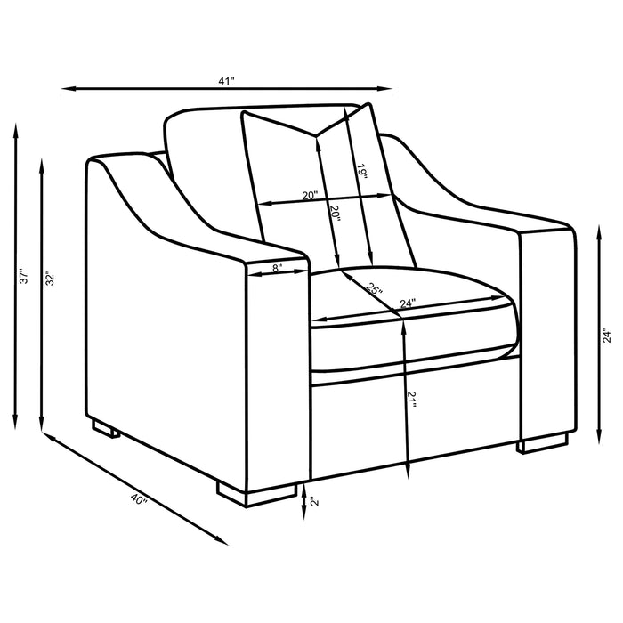 Ashlyn Accent Chair - Levi's Discount Furniture (Vineland, NJ)