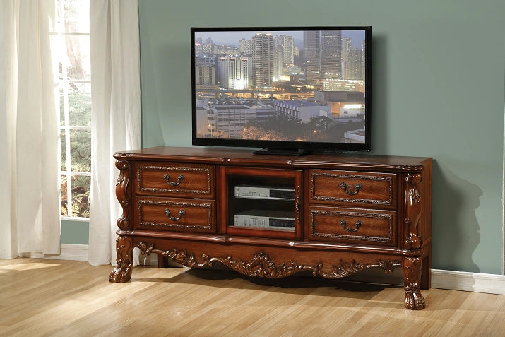 Dresden Cherry Oak TV Stand - Levi's Discount Furniture (Vineland, NJ)