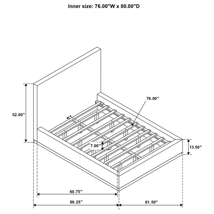 Knox Panel Platform Bed - Levi's Discount Furniture (Vineland, NJ)