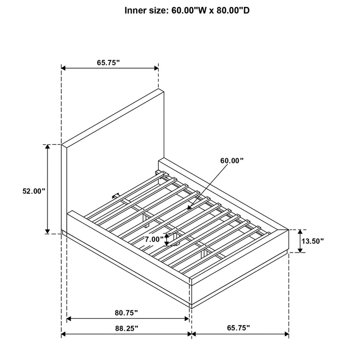 Knox Panel Platform Bed - Levi's Discount Furniture (Vineland, NJ)