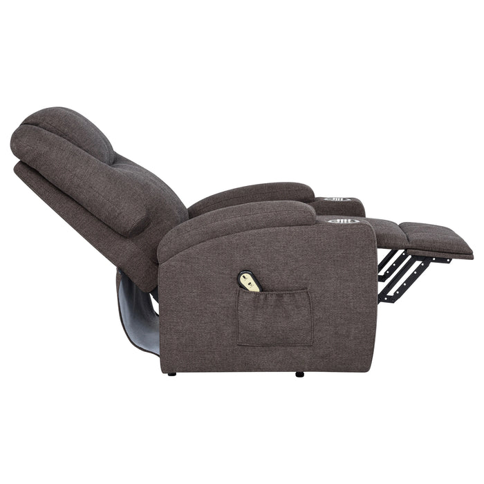 Louie Power Lift Massage Recliner - Levi's Discount Furniture (Vineland, NJ)
