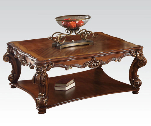 Acme Vendome Square Coffee Table in Cherry 82002 - Levi's Discount Furniture (Vineland, NJ)