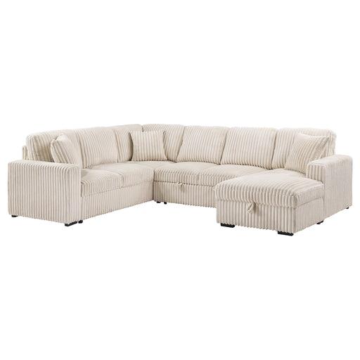 Devonshire Pull-Out Sleeper Sectional Sofa - Levi's Discount Furniture (Vineland, NJ)