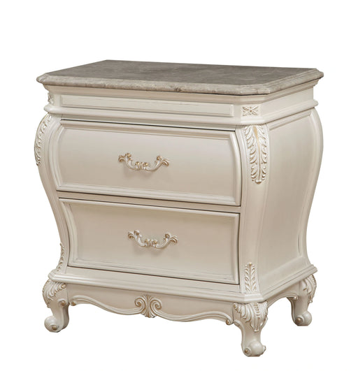 Chantelle Pearl White Nightstand - Levi's Discount Furniture (Vineland, NJ)